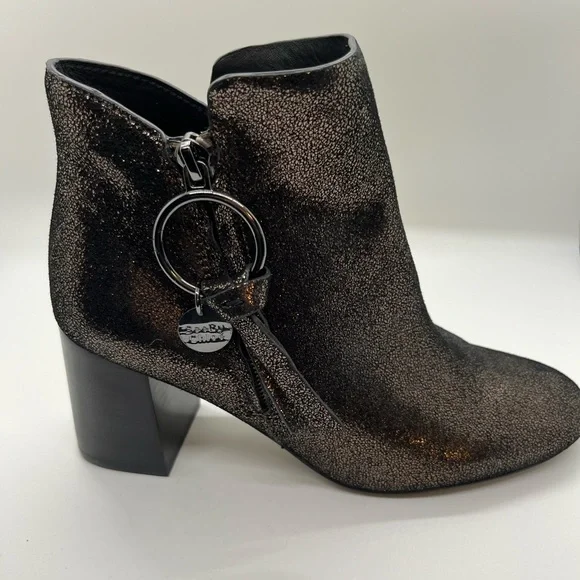 See By Chloe Shoes See By Chloe Louise Ankle Boots Metallic